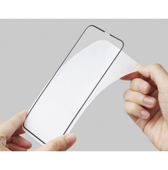 HÄRDAT GLAS Spigen GLASS FC IPHONE 11 SVART