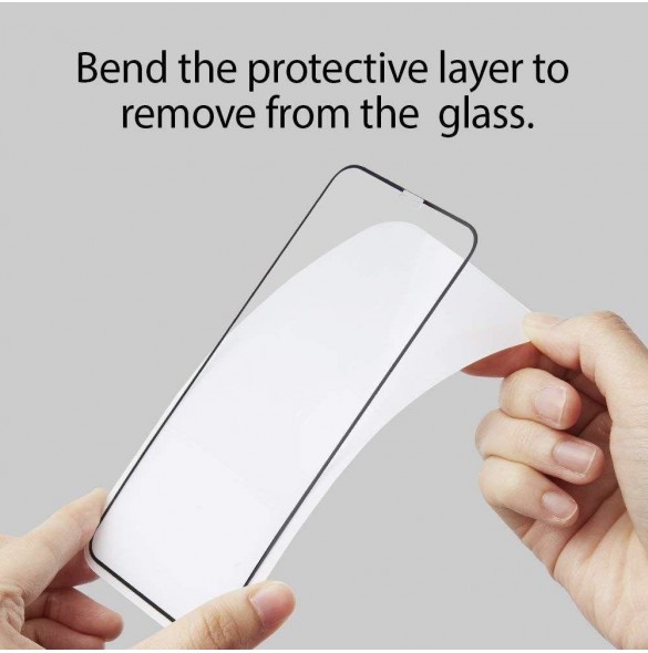 HÄRDAT GLAS Spigen GLASS FC IPHONE 11 PRO MAX SVART