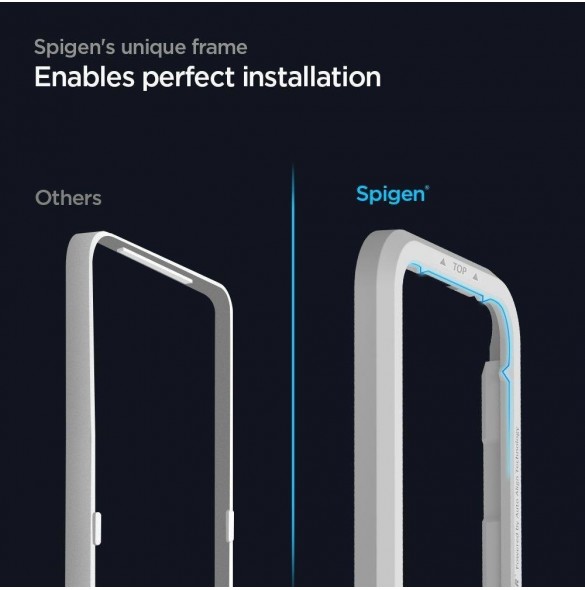 TEMPERAD Spigen ALM GLASS FC GALAXY A52 / A52S SVART