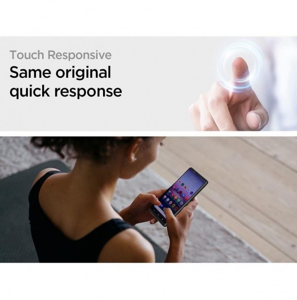TEMPERAD Spigen ALM GLASS FC SONY XPERIA 1 III SVART