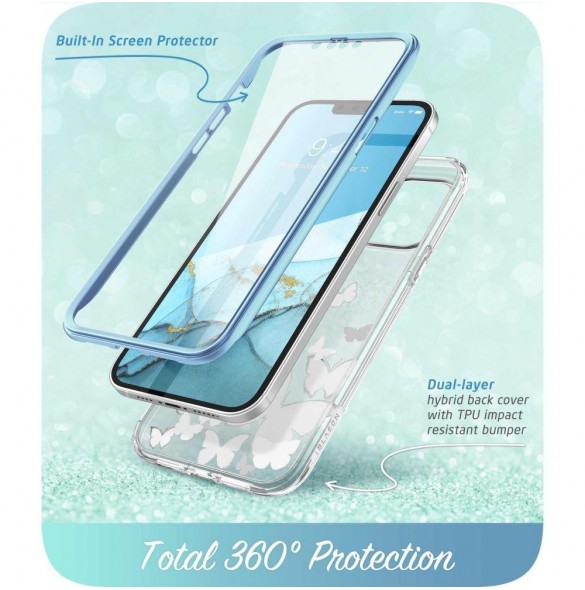SUPCASE COSMO IPHONE 14 PLUS BLÅ FLYG