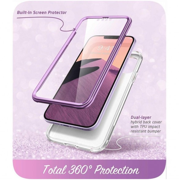 Supcase COSMO IPHONE 14 PLUS MARBLE LILA
