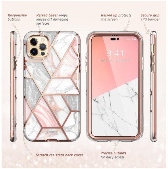 Supcase COSMO IPHONE 14 PRO MAX MARBLE