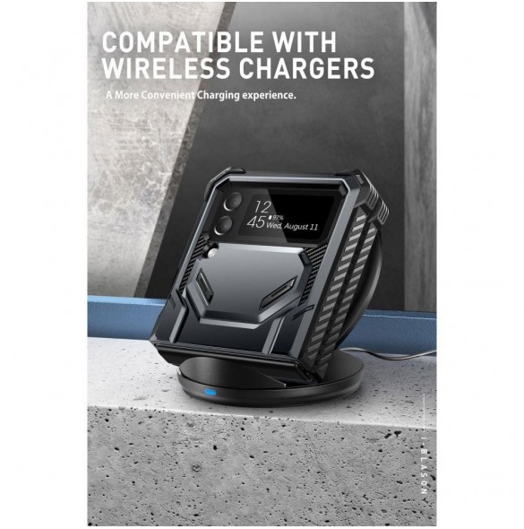 Supcase IBLSN ARMORBOX GALAXY MED FLIP 4 SVART