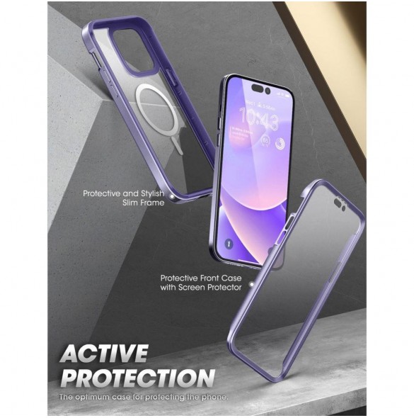 SUPCASE UB EDGE MAG MAGSAFE IPHONE 14 PRO MAX DEEP LILA