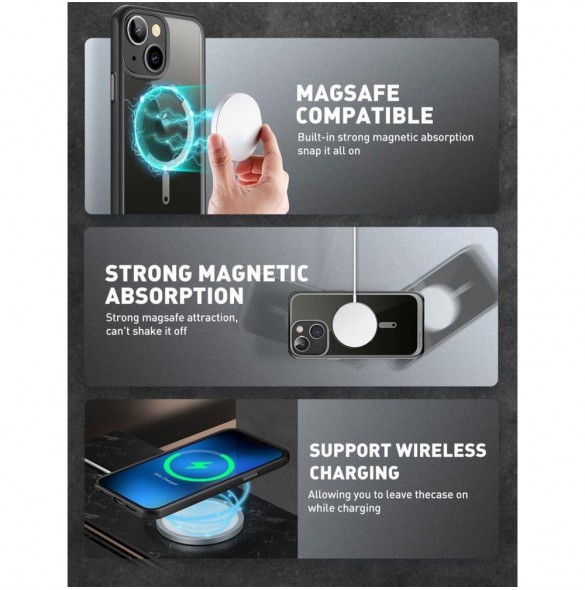 Supcase UB MAG MAGSAFE IPHONE 14 PLUS SVART
