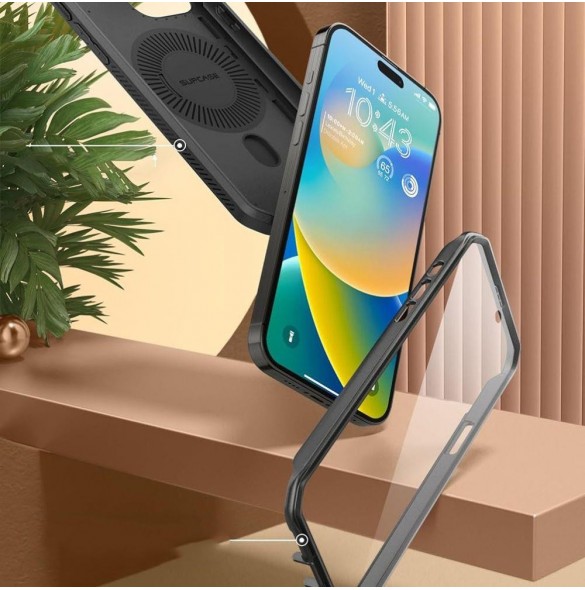 Supcase UB PRO MAG MAGSAFE IPHONE 15 SVART