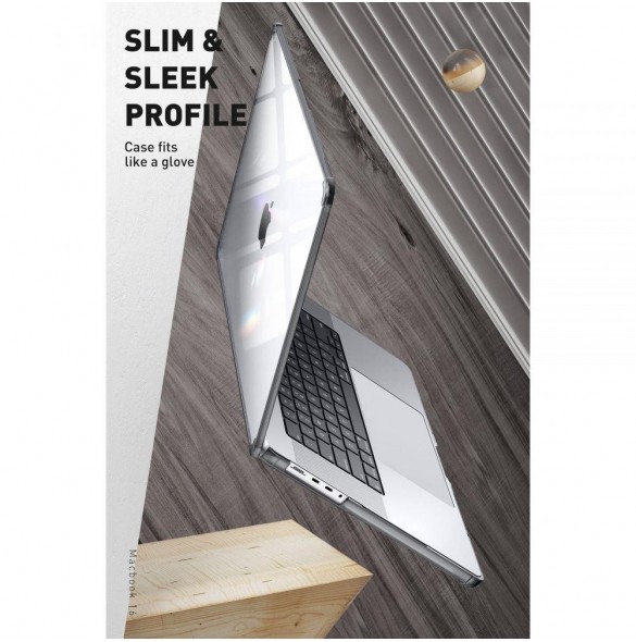 Supcase UNICORN BEETLE CLEAR MACBOOK PRO 14 2021-2022 SVART