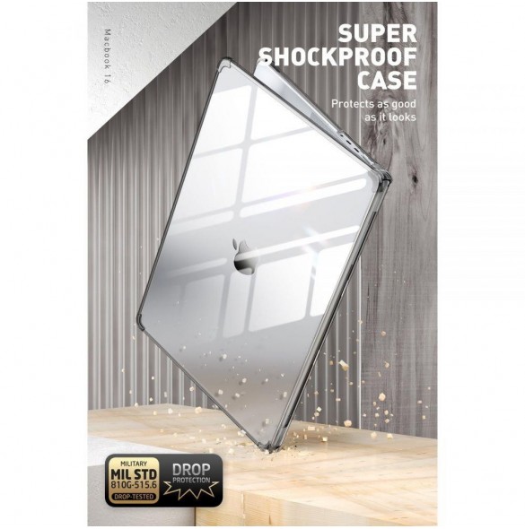 Supcase UNICORN BEETLE CLEAR MACBOOK PRO 14 2021-2022 SVART