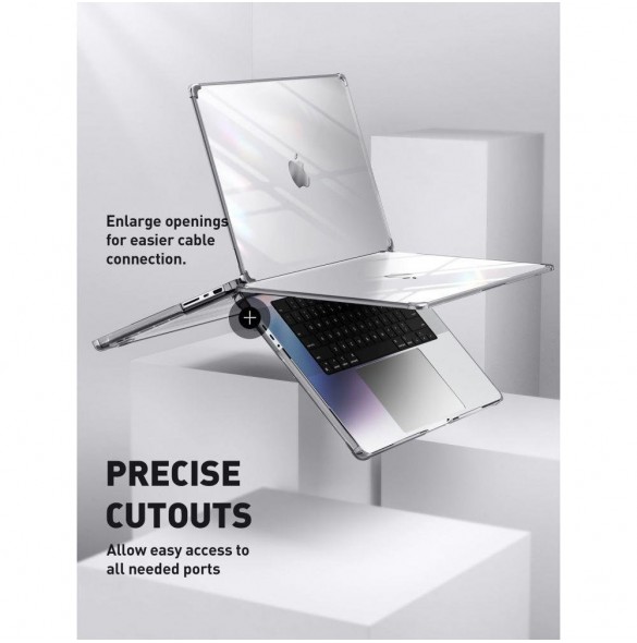 Supcase UNICORN BEETLE CLEAR MACBOOK PRO 14 2021-2022 SVART