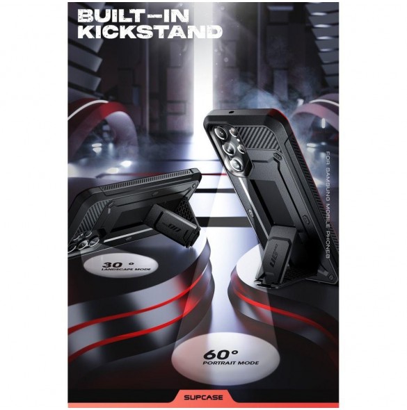 Supcase UNICORN BEETLE PRO 2-SET GALAXY S22 ULTRA SVART