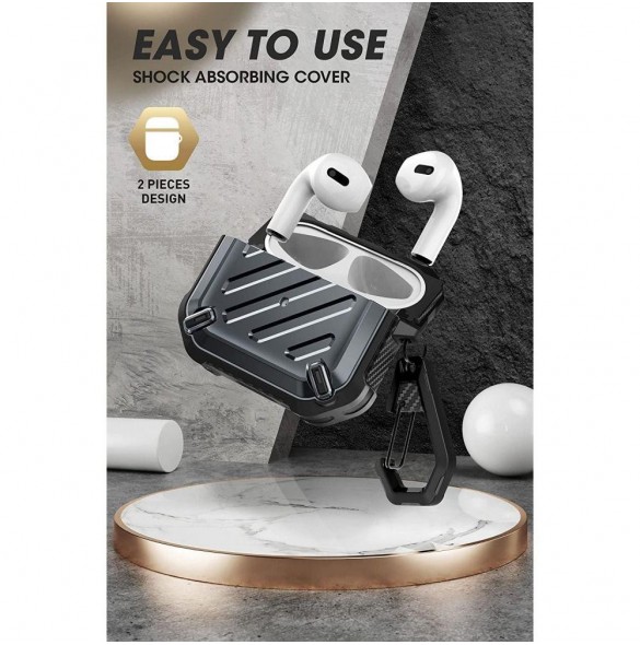 Supcase UNICORN BEETLE PRO Apple AIRPODS 3 SVART