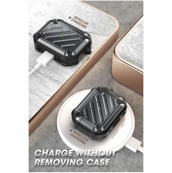 Supcase UNICORN BEETLE PRO Apple AIRPODS PRO 1/2 SVART