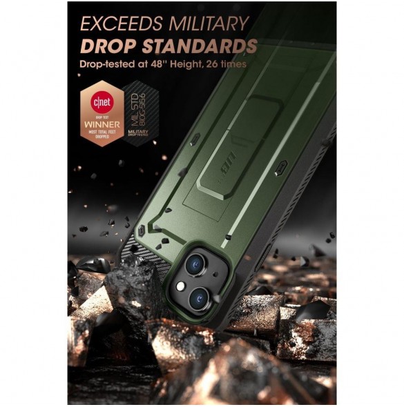 Supcase Unicorn Beetle Pro fodral till iPhone 14 Plus grön