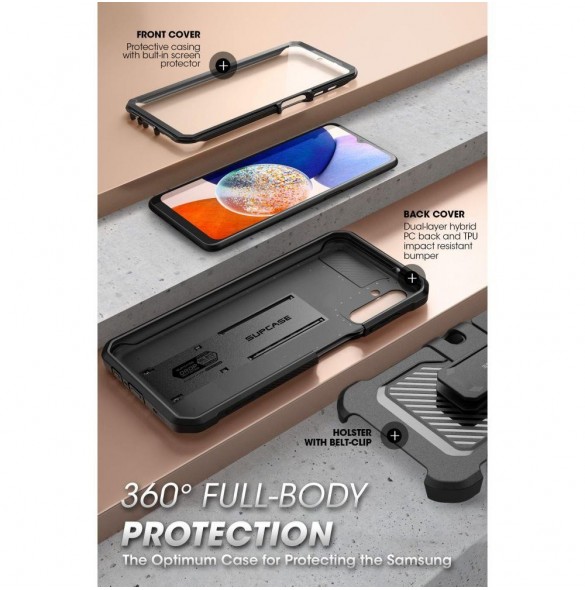 Supcase UNICORN BEETLE PRO GALAXY A14 4G / 5G SVART