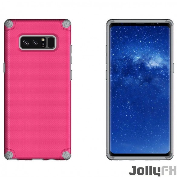 Rosa och väldigt snyggt skydd Samsung Galaxy Note 8 N950.