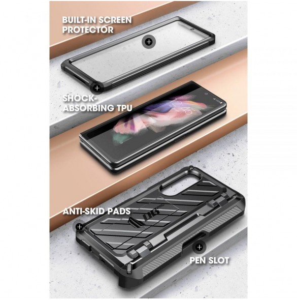 Supcase UNICORN BEETLE PRO Galaxy Z Fold3 5G SVART
