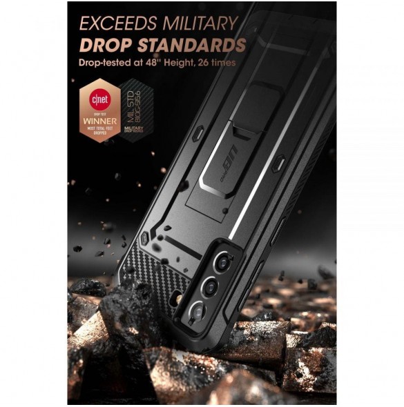 Supcase UNICORN BEETLE PRO GALAXY S21 FE SVART