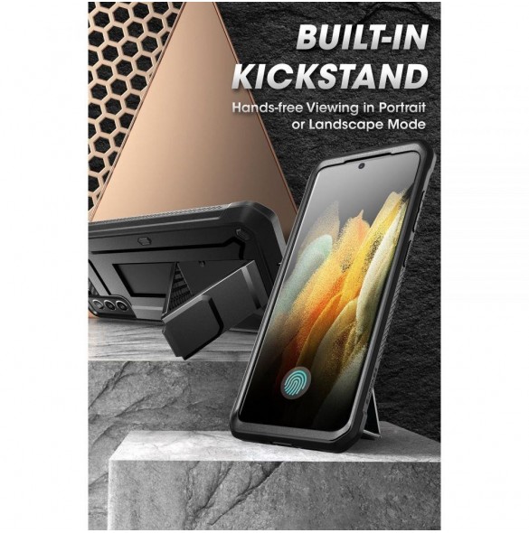Supcase UNICORN BEETLE PRO GALAXY S21 FE SVART