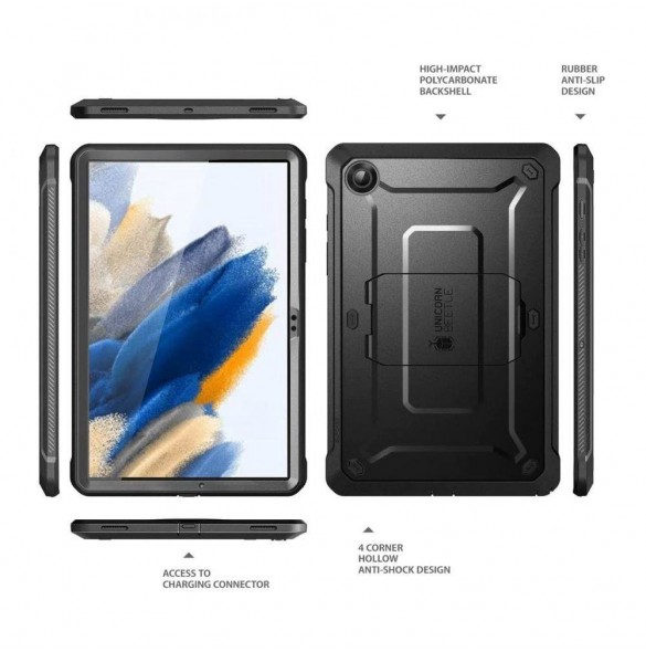Supcase UNICORN BEETLE PRO GALAXY TAB A8 10,5 X200 / X205 SVART