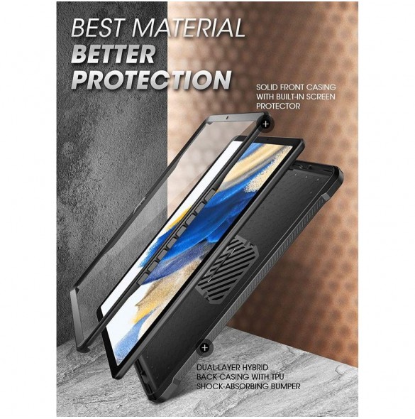 Supcase UNICORN BEETLE PRO GALAXY TAB A8 10,5 X200 / X205 SVART