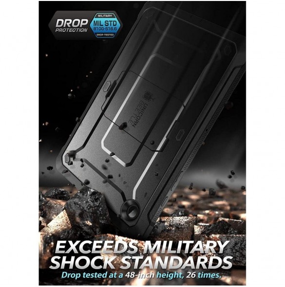 Supcase UNICORN BEETLE PRO GALAXY TAB A8 10,5 X200 / X205 SVART
