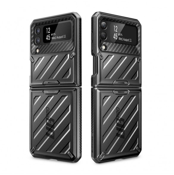 Supcase UNICORN BEETLE PRO GALAXY MED FLIP 4 SVART