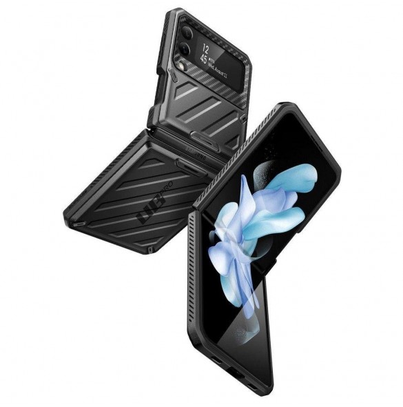 Supcase UNICORN BEETLE PRO GALAXY MED FLIP 4 SVART