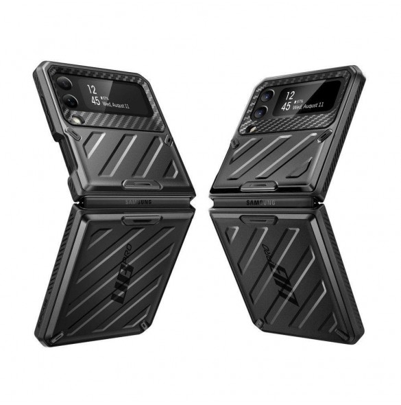 Supcase UNICORN BEETLE PRO GALAXY MED FLIP 4 SVART