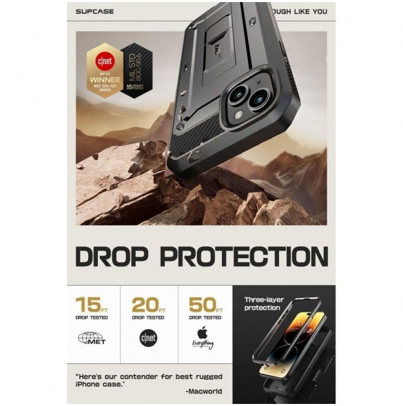 Supcase UNICORN BEETLE PRO IPHONE 15 SVART