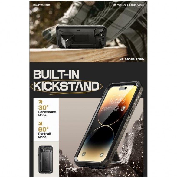Supcase UNICORN BEETLE PRO IPHONE 15 SVART