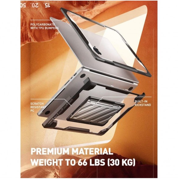 Supcase UNICORN BEETLE PRO MACBOOK PRO 16 2021-2022 SVART