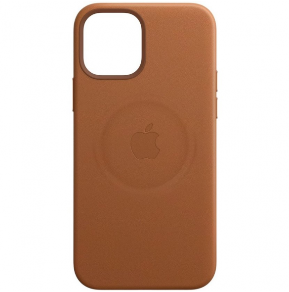 MHKF3FE/A Apple Leather Magsafe Cover för iPhone 12/12 Pro Sadel Brun