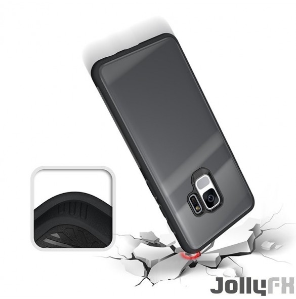 Din telefon skyddas av detta skydd från JollyFX.