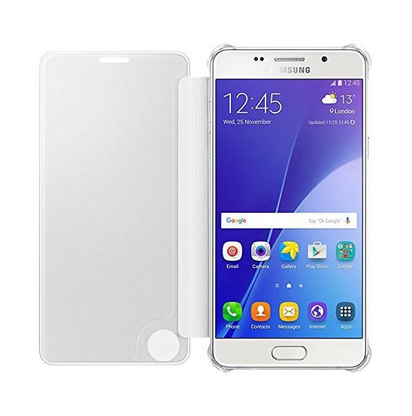 Samsung EF-ZA510CSE Clear View Flip Fodral till Samsung Galaxy A5 (2016) - Silver