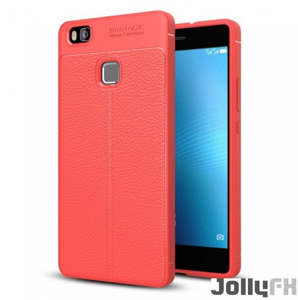 Rött och väldigt snyggt skydd Huawei P9 Lite.