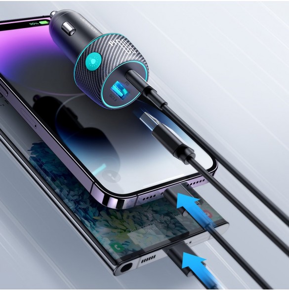 Billaddare 60W USB-C USB-A Joyroom JR-CCN01 - svart