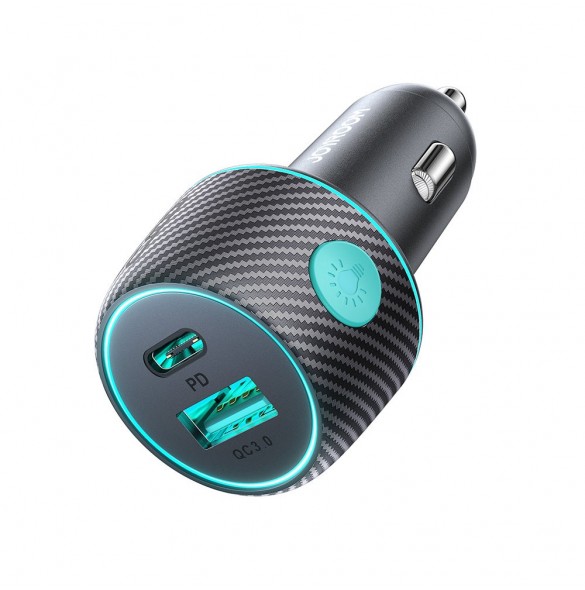 Billaddare 60W USB-C USB-A Joyroom JR-CCN01 - svart