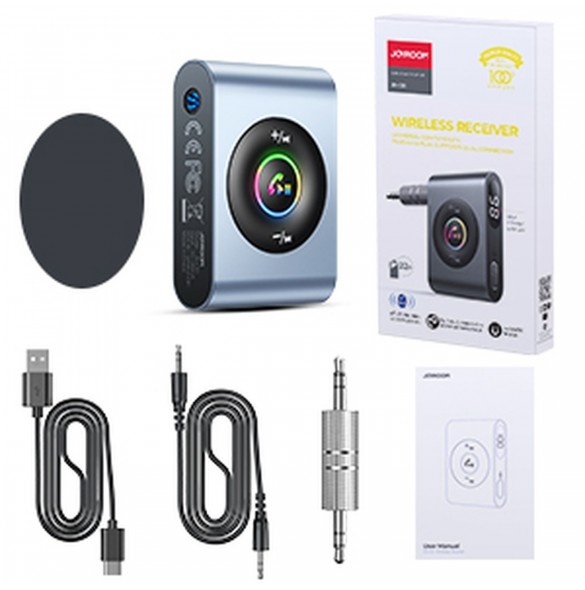 Joyroom bil Bluetooth 5.3-sändare och handsfree-kit för AUX 3,5 mm minijackport (JR-CB1)
