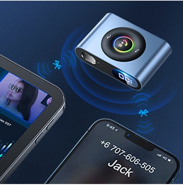 Joyroom bil Bluetooth 5.3-sändare och handsfree-kit för AUX 3,5 mm minijackport (JR-CB1)
