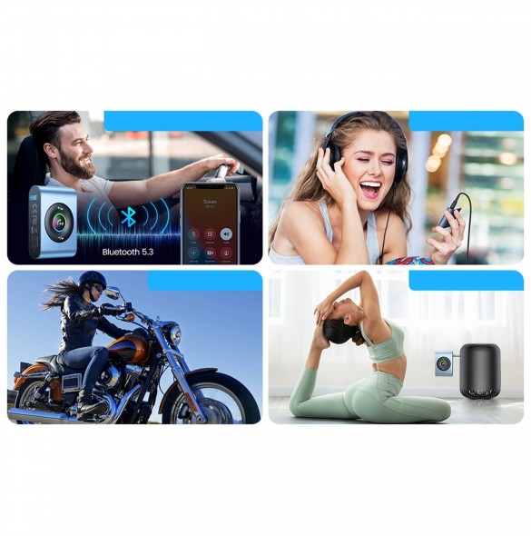 Joyroom bil Bluetooth 5.3-sändare och handsfree-kit för AUX 3,5 mm minijackport (JR-CB1)