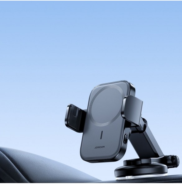 Joyroom Car Magnetic Holder 15W Qi Induction Trådlös laddare (MagSafe-kompatibel för iPhone) för Dashboard (JR-ZS295)