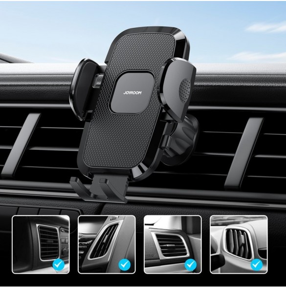 Joyroom Car Phone Cliphållare Luftventilation Ventilationsgaller Svart (JR-ZS259)
