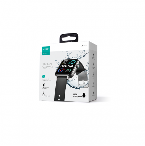 Joyroom Fit-Life Series smartklocka med samtalssvarsfunktion IP68 svart (JR-FT5)