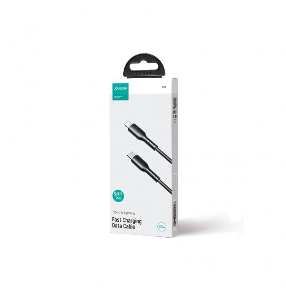 Joyroom Flash-Charge Series SA26-CL3 USB-C / Lightning-kabel 30W 2m - svart