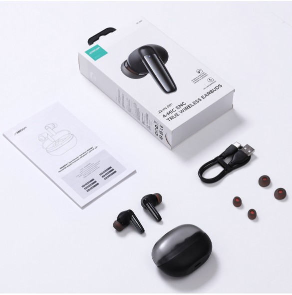 Joyroom Jbuds Series JR-BB1 TWS trådlösa in-ear hörlurar - svarta