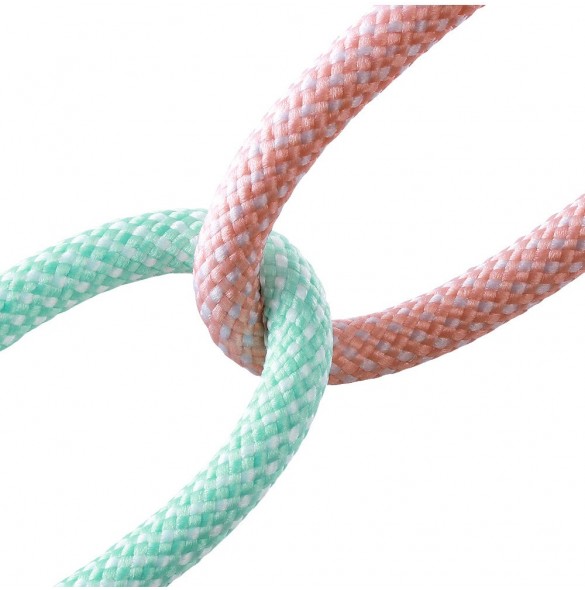 Joyroom Multi-Color Series SA34-AL3 USB-A / Lightning 3A kabel 1m - rosa