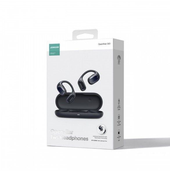 Joyroom Openfree JR-OE1 trådlösa on-ear hörlurar - mörkblå