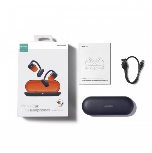 Joyroom Openfree JR-OE2 TWS trådlösa hörlurar - orange