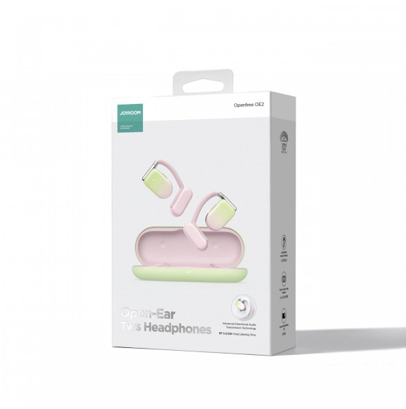 Joyroom Openfree JR-OE2 TWS trådlösa hörlurar - rosa
